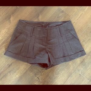 Gray Houndstooth Shorts